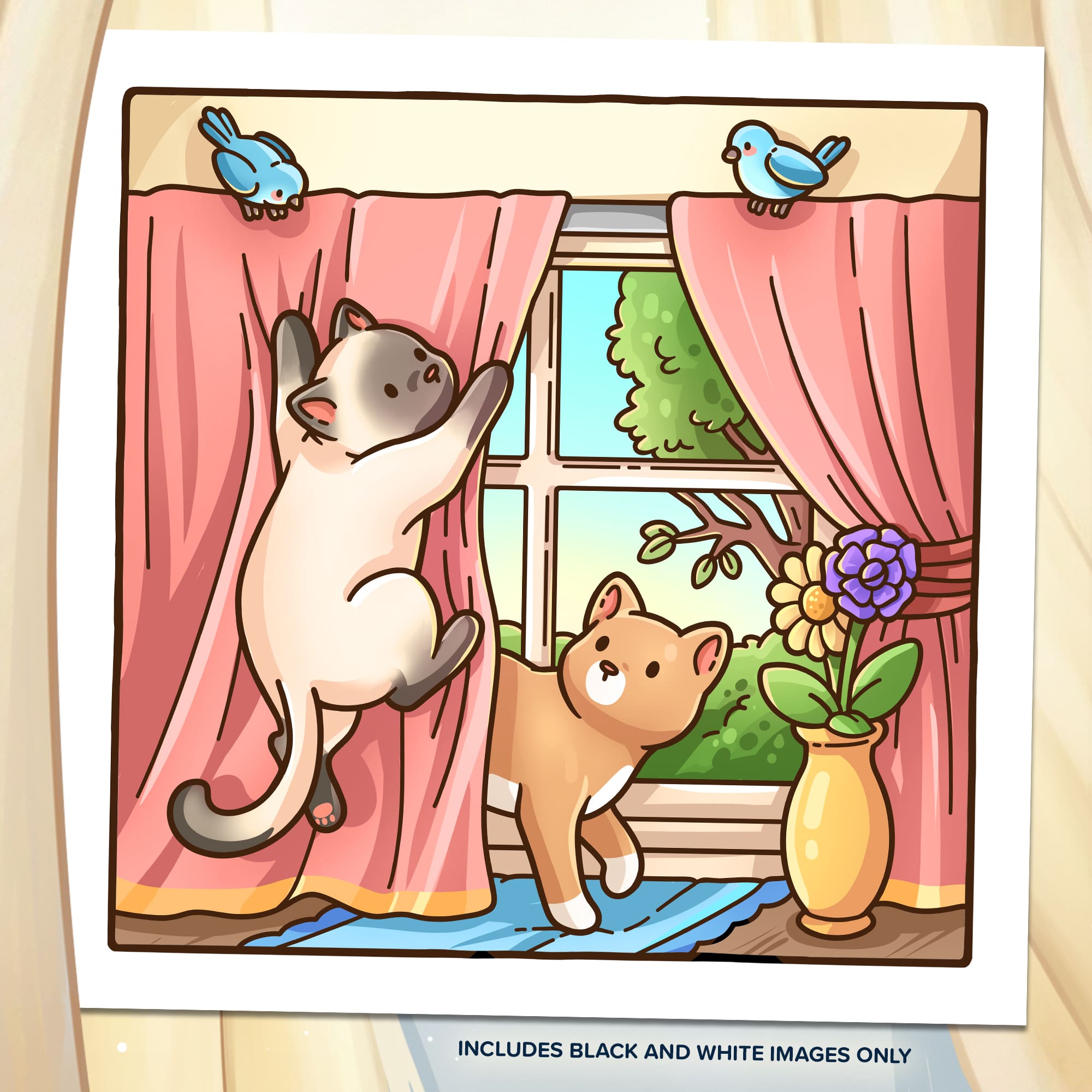 Cozy Kitties Coloring Book - Image 2