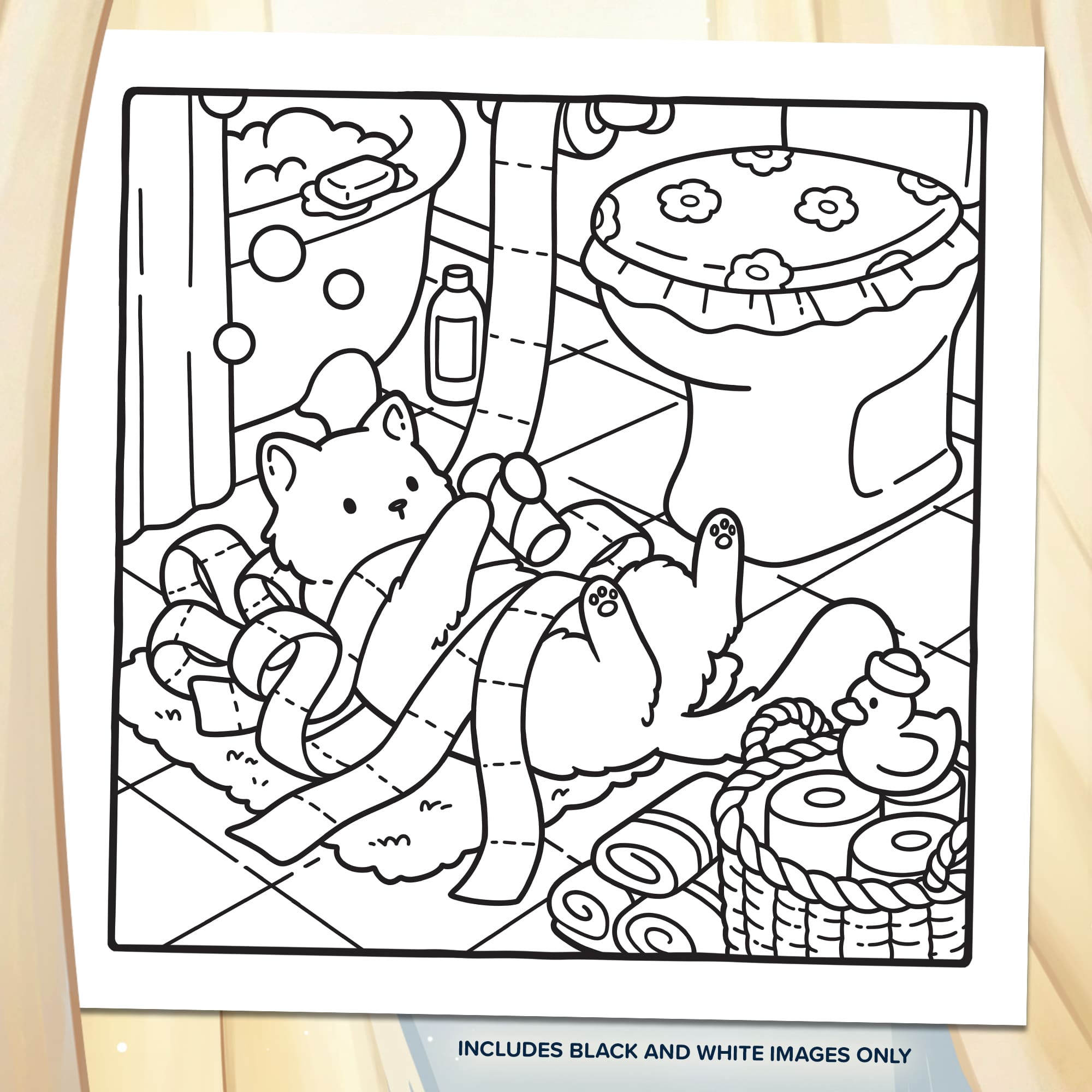Cozy Kitties Coloring Book - Image 7