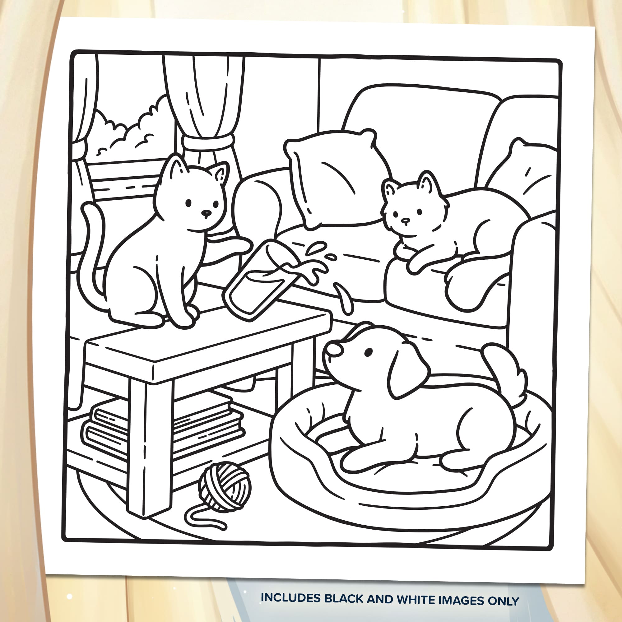 Cozy Kitties Coloring Book - Image 6