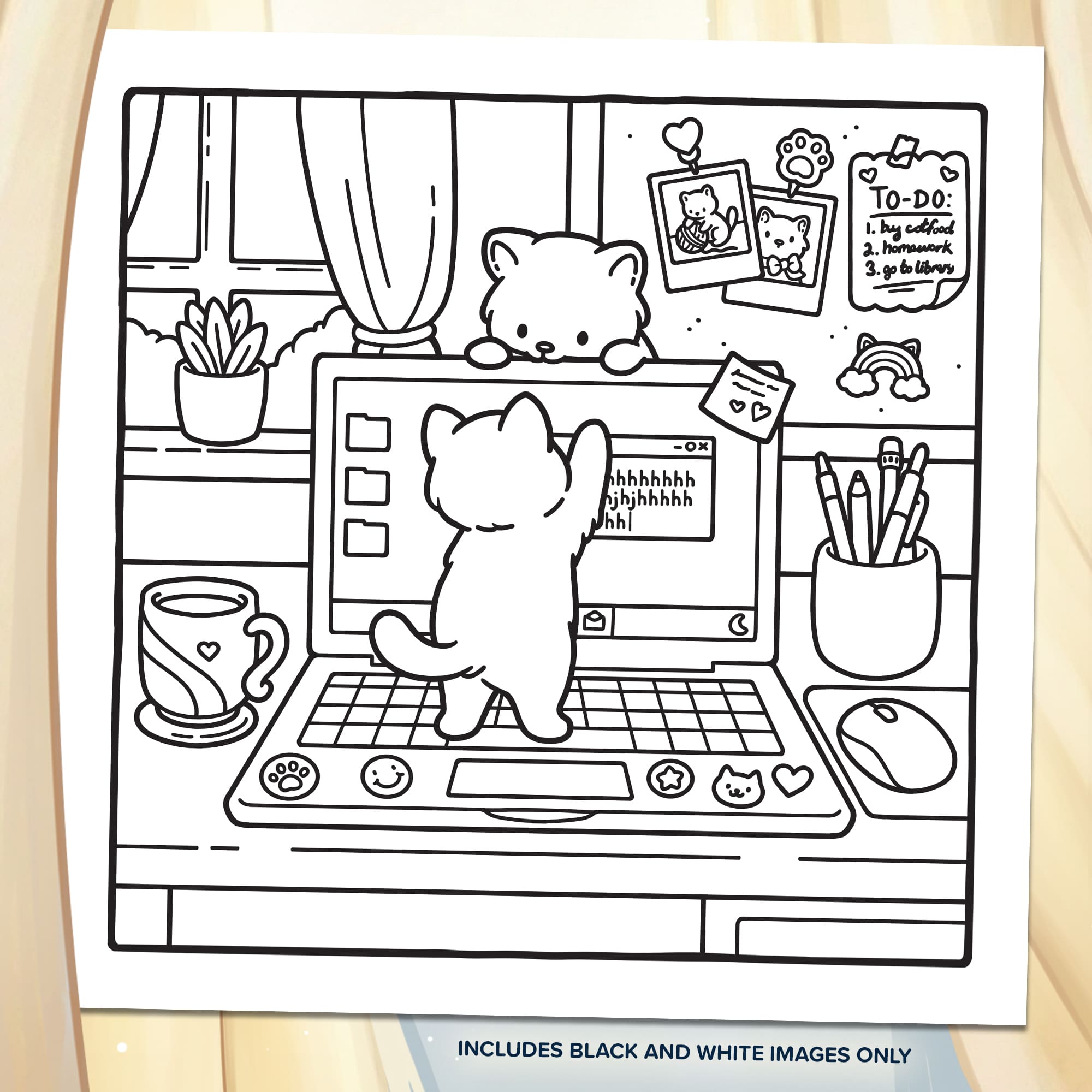 Cozy Kitties Coloring Book - Image 5