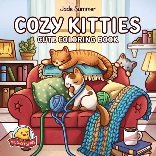 Cozy Kitties Coloring Book