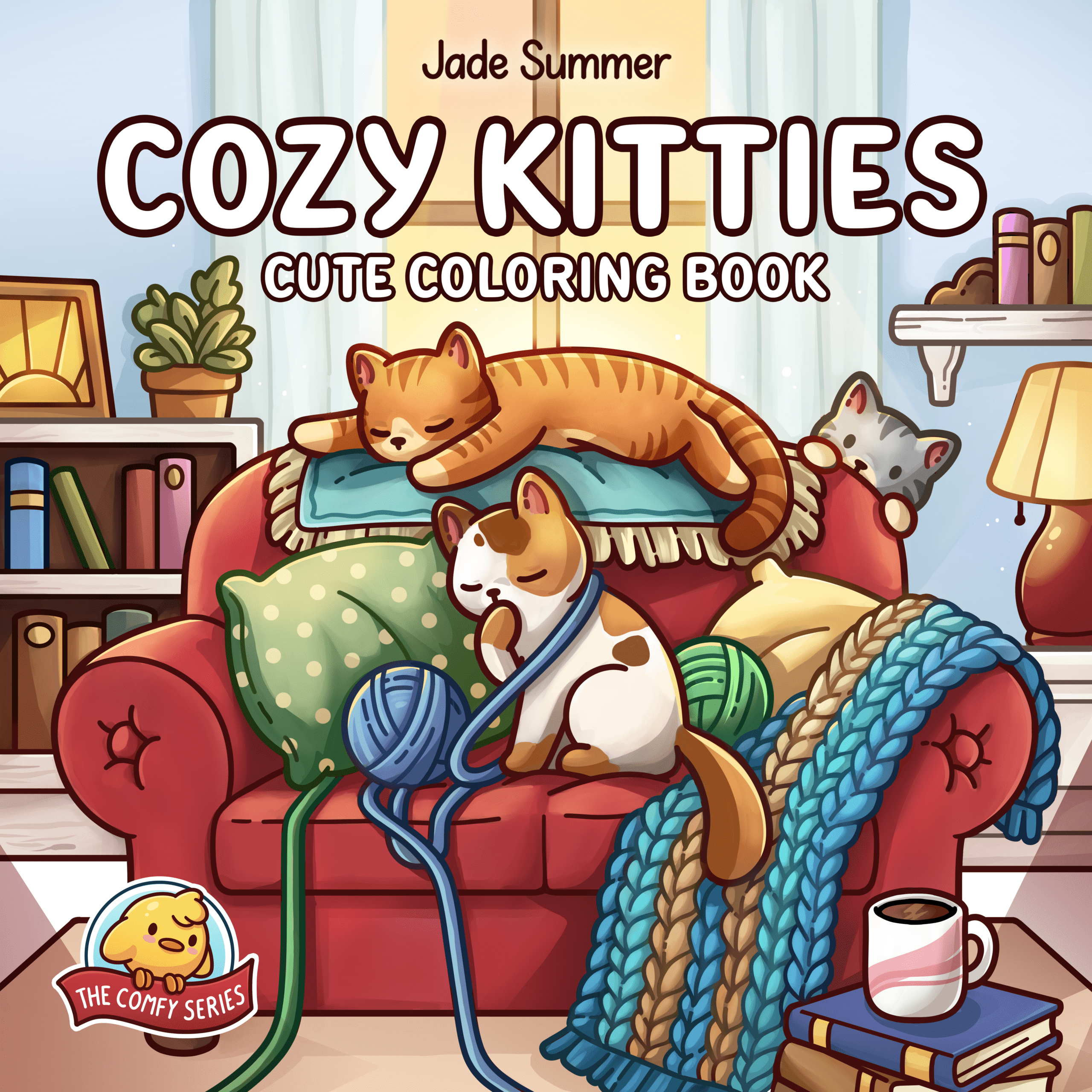 Cozy Kitties Coloring Book