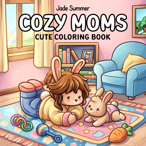 Cozy Moms Coloring Book