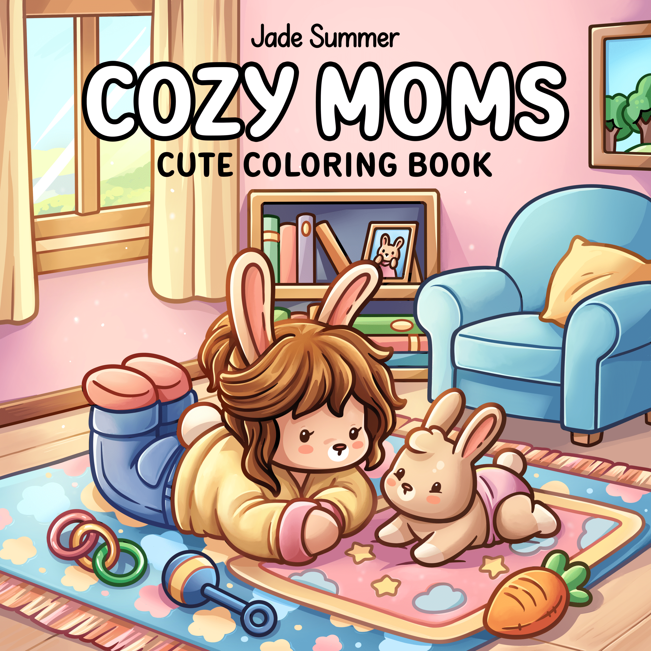 Cozy Moms Coloring Book