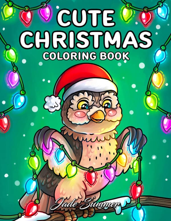 Cute Christmas Coloring Book (2nd Edition)