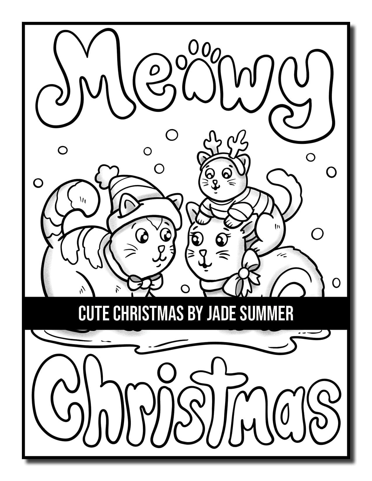 Cute Christmas Coloring Book | Jade Summer