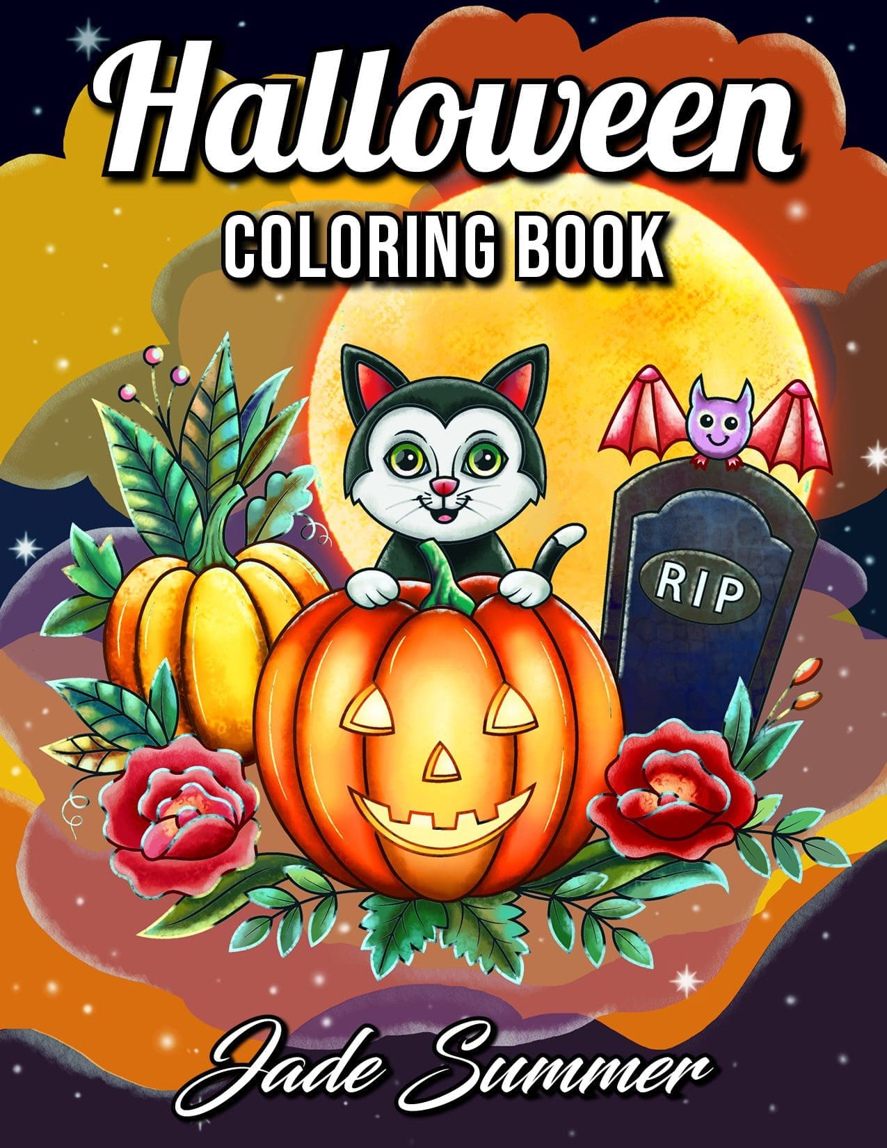 Jumbo Halloween Coloring Book (Paperback) - Konnectd Kids