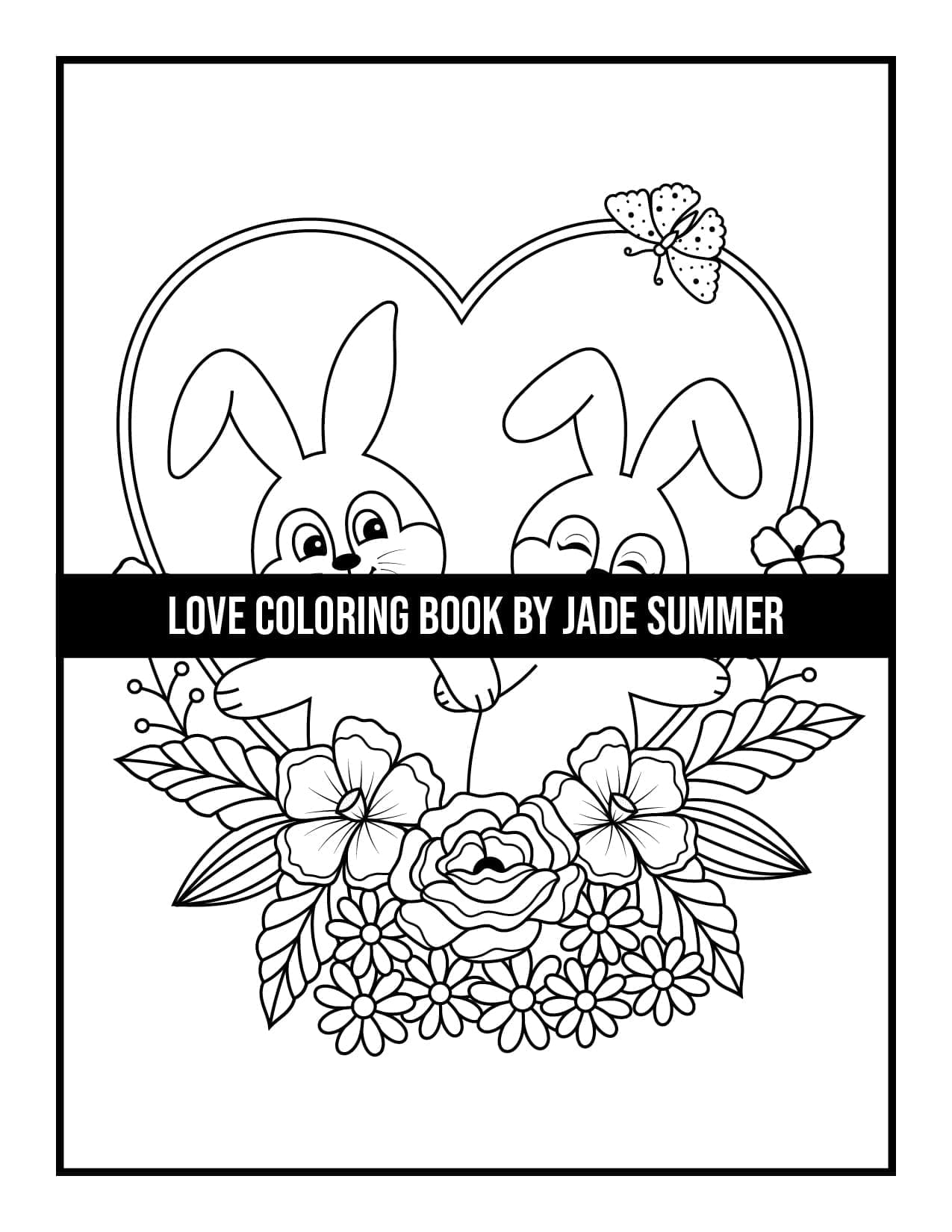 Love Coloring Book Coloring Book | Jade Summer