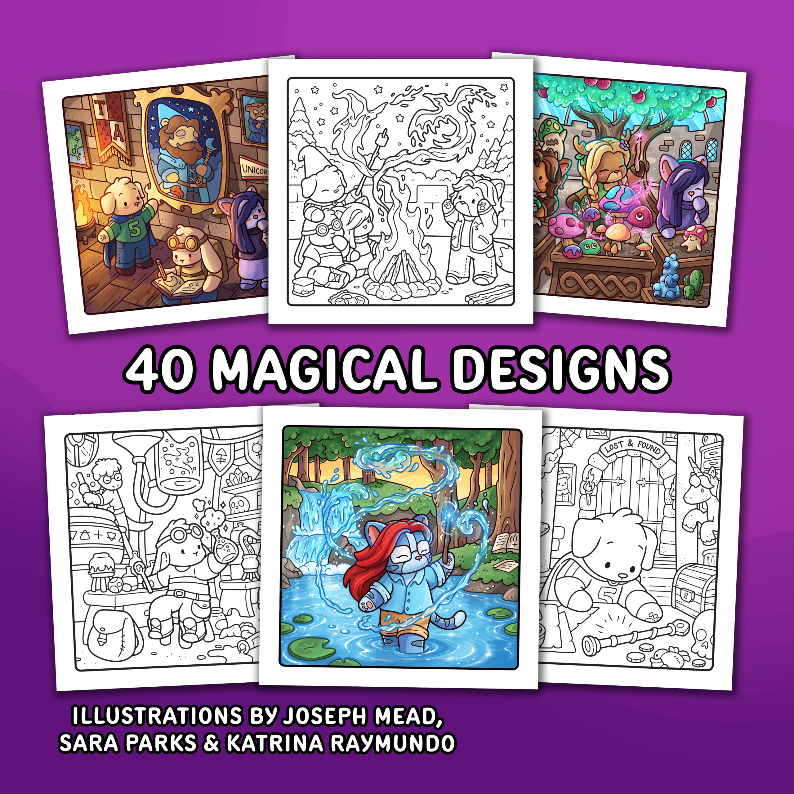 Magic Academy Coloring Book - Image 8