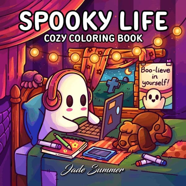 Spooky Life Coloring Book