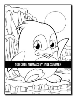 Download 100 Cute Animals Coloring Book Jade Summer