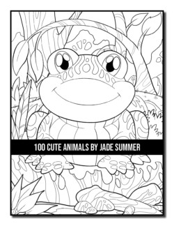 Animal Coloring Pages: 100 Animals Adult Coloring Book by Jade Summer 100  Digital Coloring Pages printable, PDF Download -  Sweden