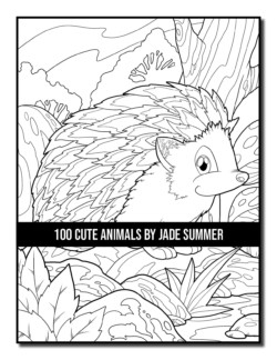 100 Cute Animals Spiroglyphics Coloring Book: Adorable Creatures