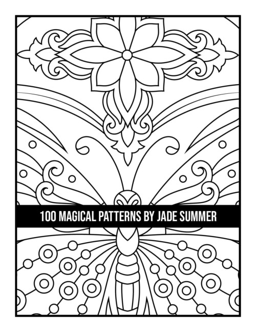 100 Magical Patterns Coloring Book – Jade Summer