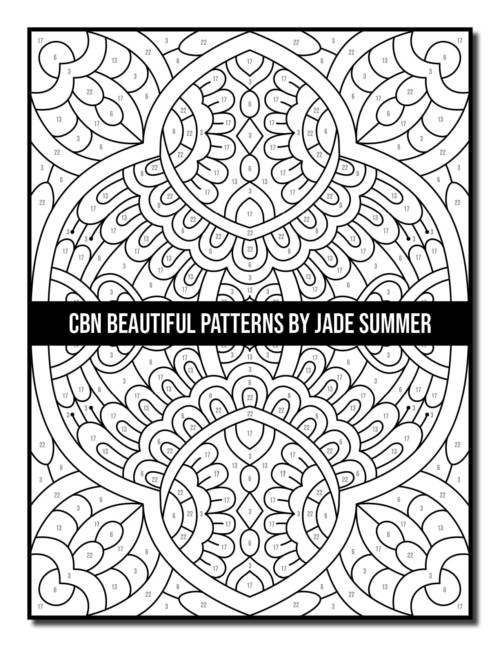 Color by Number Beautiful Patterns – Jade Summer