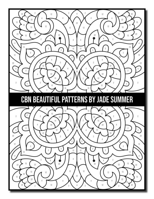 Color by Number Beautiful Patterns – Jade Summer