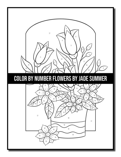 color by numbers may flower ship