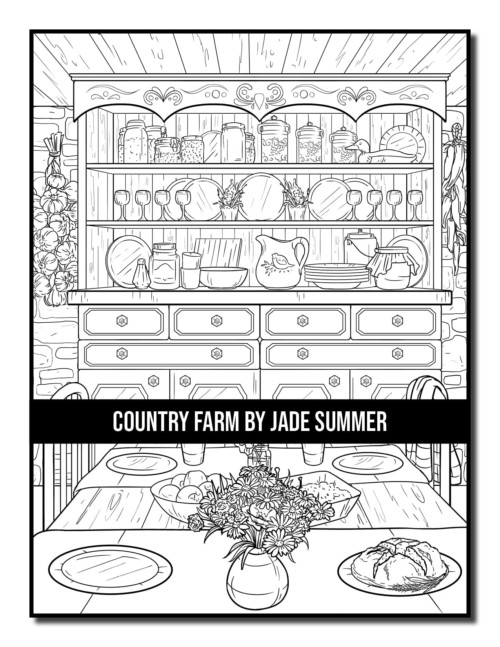 Country Farm Coloring Book – Jade Summer