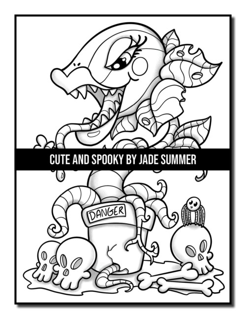 Cute and Spooky Coloring Book | Jade Summer