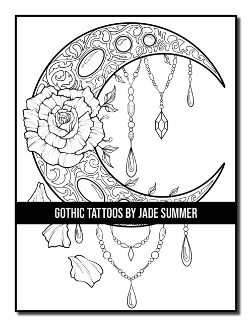 Gothic Tattoos Coloring Book | Jade Summer