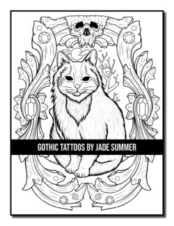 Gothic Tattoos Coloring Book | Jade Summer