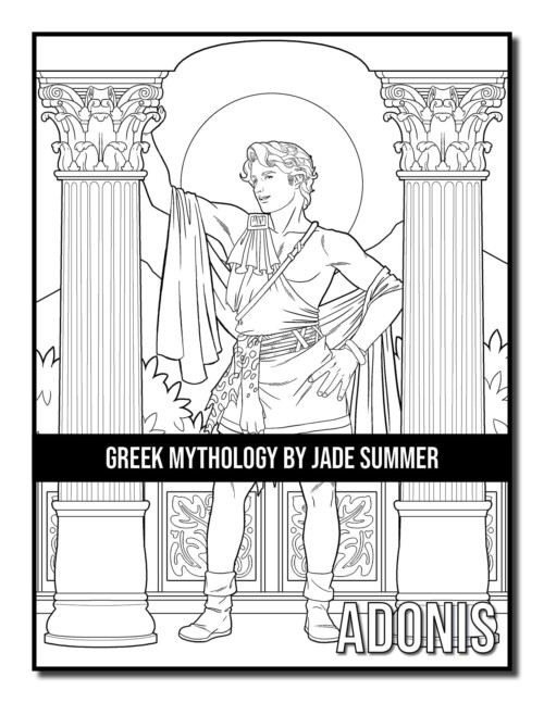 Greek Mythology Coloring Book | Jade Summer