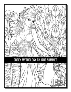 hera coloring pages