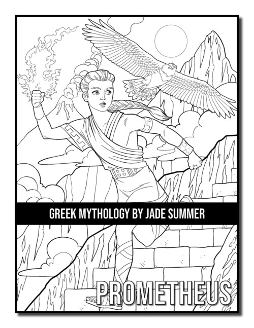 Greek Mythology Coloring Book Jade Summer