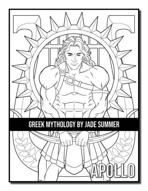 Greek Mythology Coloring Book | Jade Summer