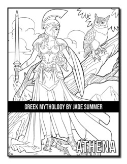 Greek Mythology Coloring Book | Jade Summer
