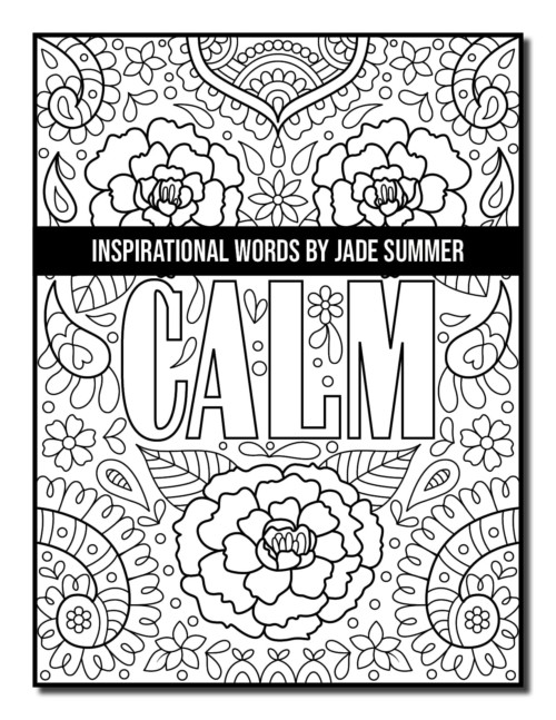 Inspirational Words Coloring Book | Jade Summer