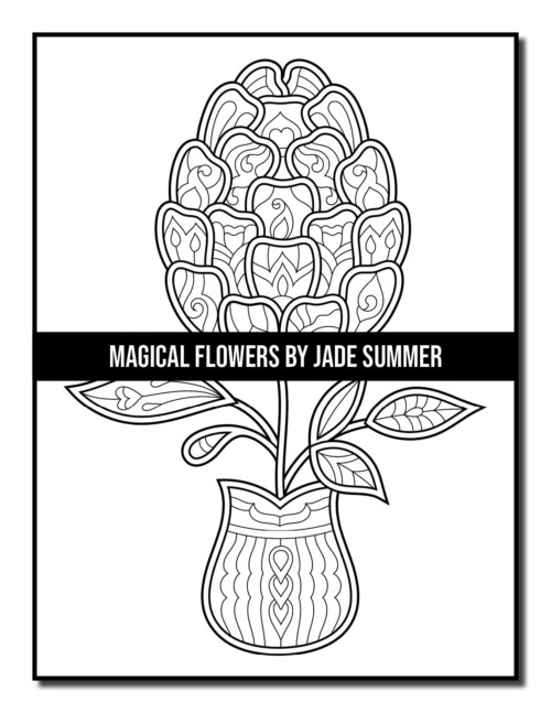 Magical Flowers Coloring Book | Jade Summer