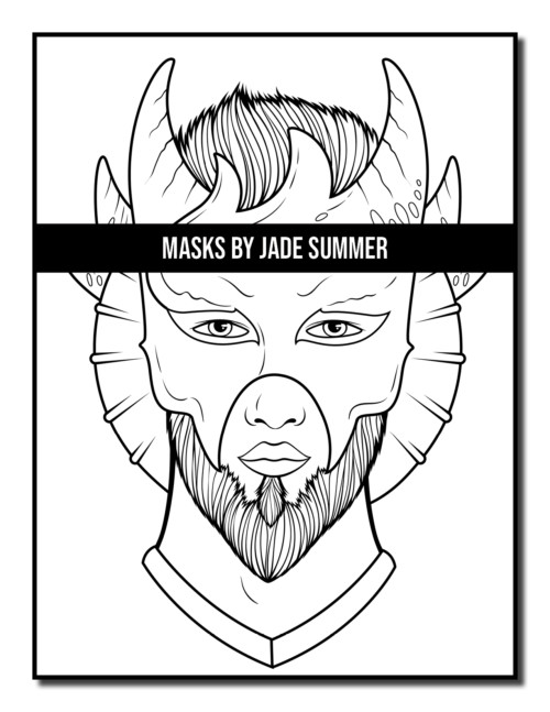 Masks Coloring Book | Jade Summer