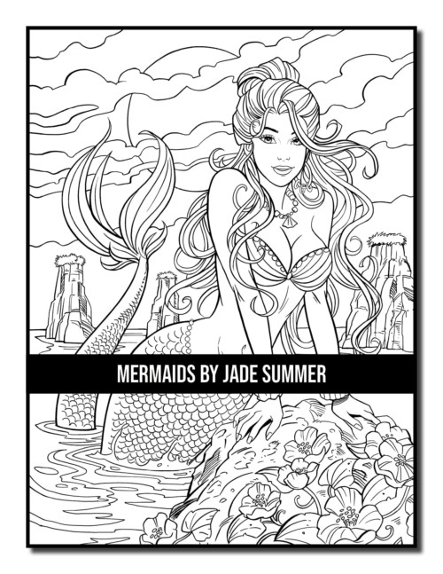 Mermaids Coloring Book | Jade Summer